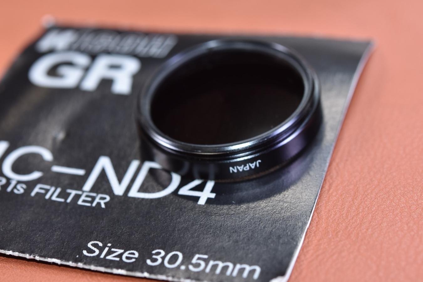 【絶版アクセサリー】RICOH GR MC ND4 FILTER 【RICOH GR21、GR1s、GR1V等用】