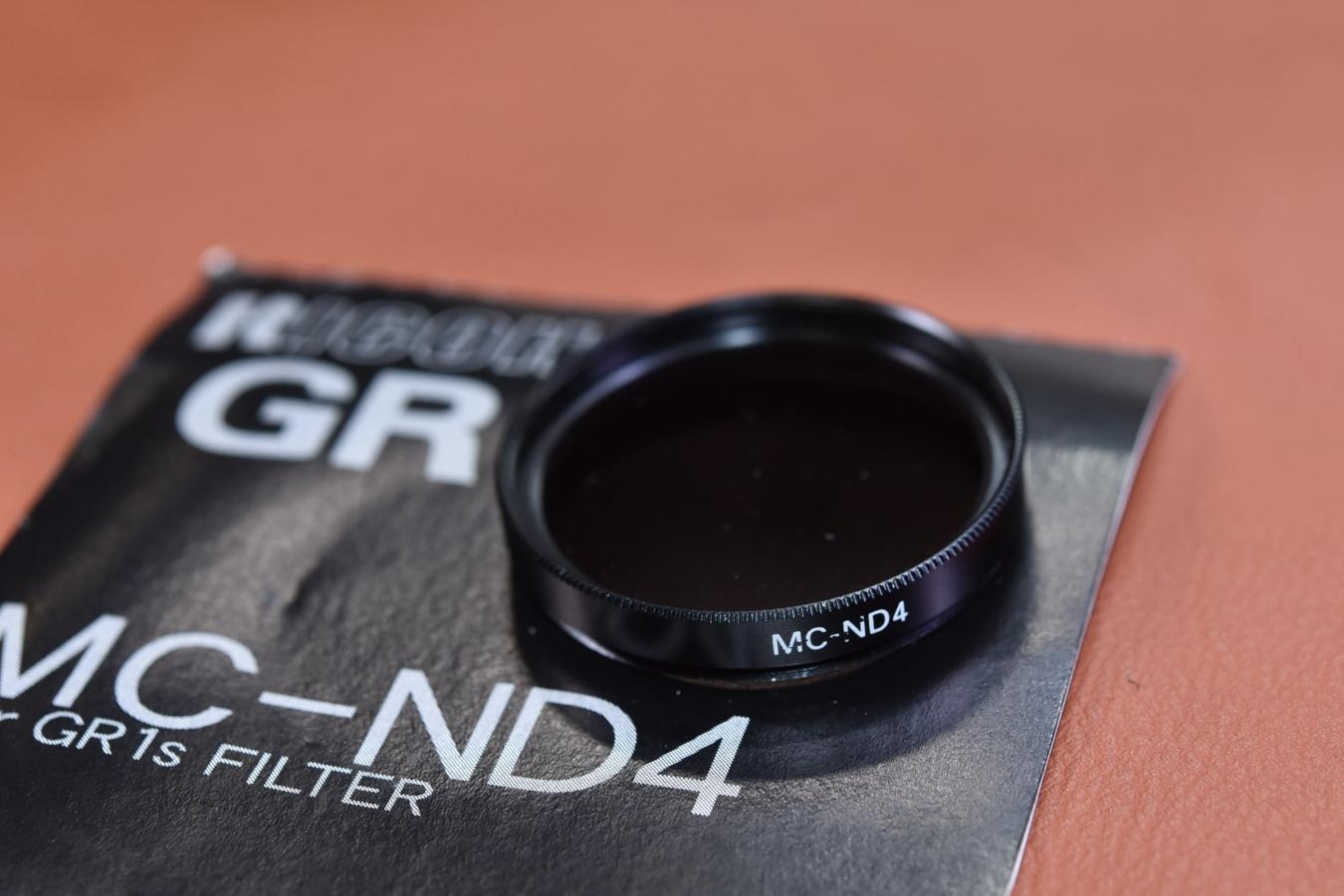 【絶版アクセサリー】RICOH GR MC ND4 FILTER 【RICOH GR21、GR1s、GR1V等用】