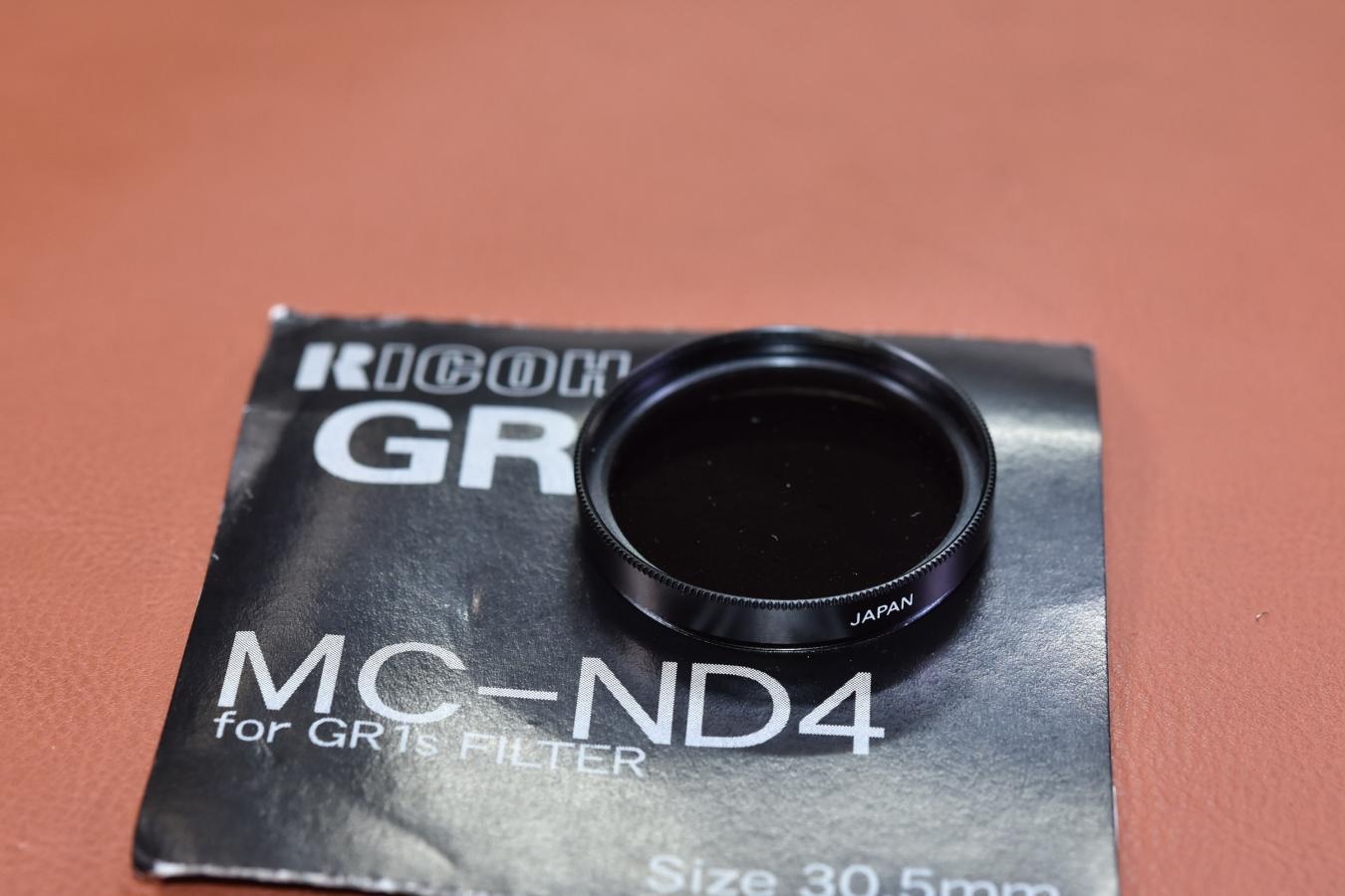 【絶版アクセサリー】RICOH GR MC ND4 FILTER 【RICOH GR21、GR1s、GR1V等用】