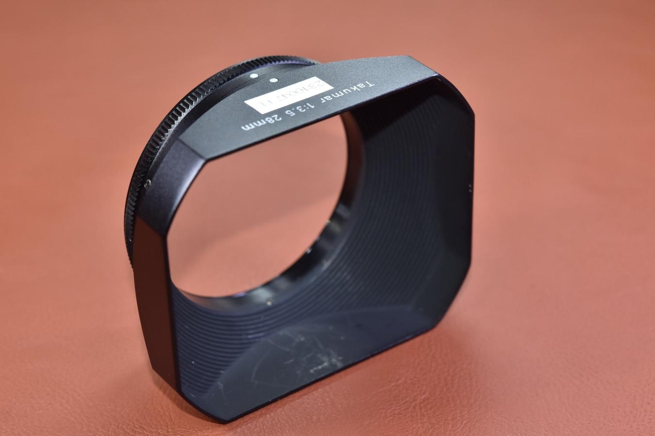 【絶版アクセサリー】PENTAX Takumar 28/3.5 角型METAL HOOD