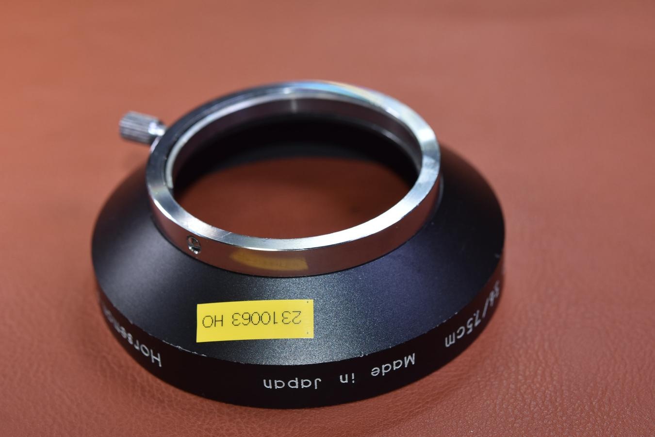 【絶版アクセサリー】Horseman 内径42mm被せ式 METAL HOOD 【HorsemanPW6.5cm F5.6、Super Horseman 6.5cm F7等用】