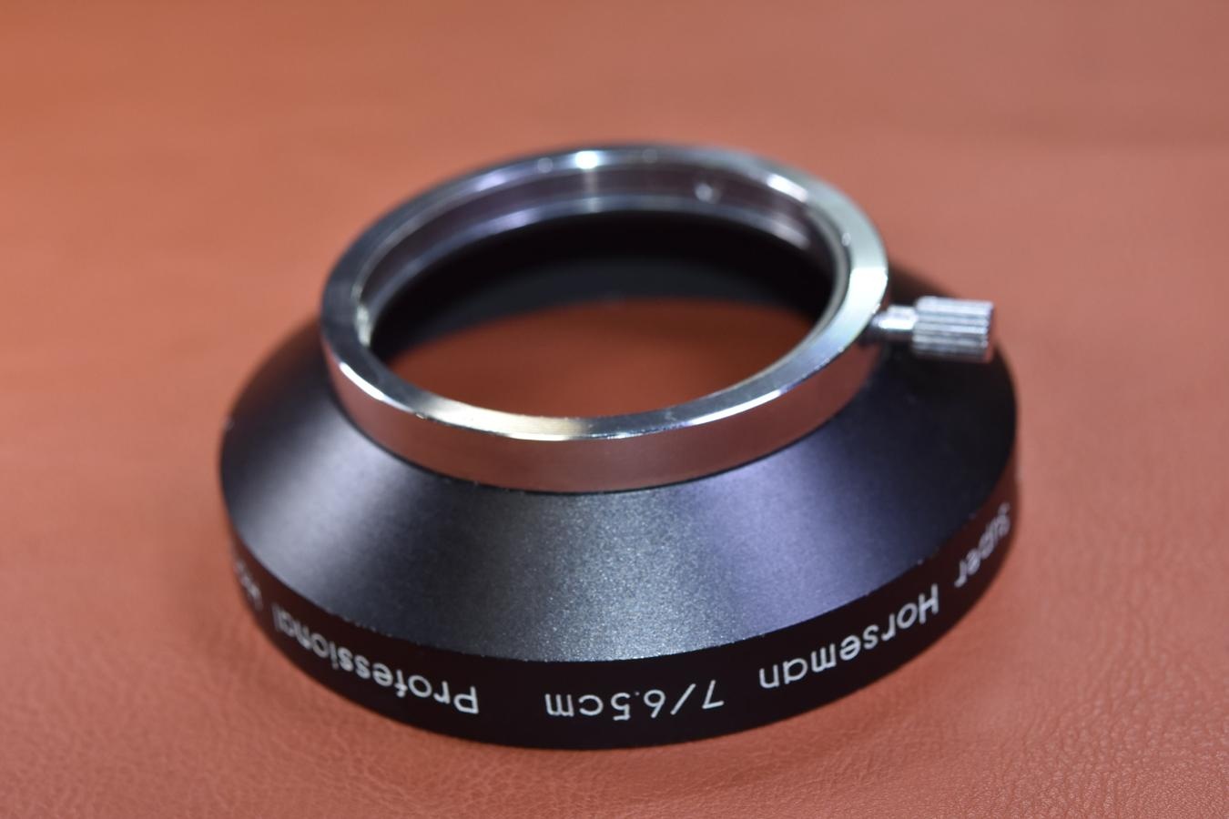 【絶版アクセサリー】Horseman 内径42mm被せ式 METAL HOOD 【HorsemanPW6.5cm F5.6、Super Horseman 6.5cm F7等用】