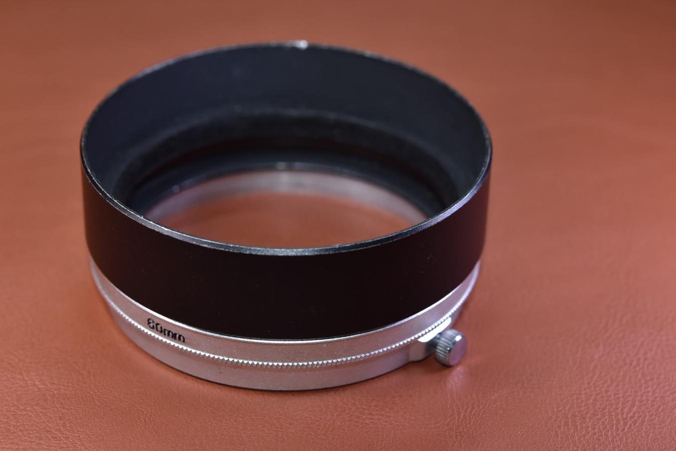 【絶版アクセサリー】Canon S-60 内径60mm被せ式メタルフード 【Canon FL55/1.2、FL58/1.2等用】