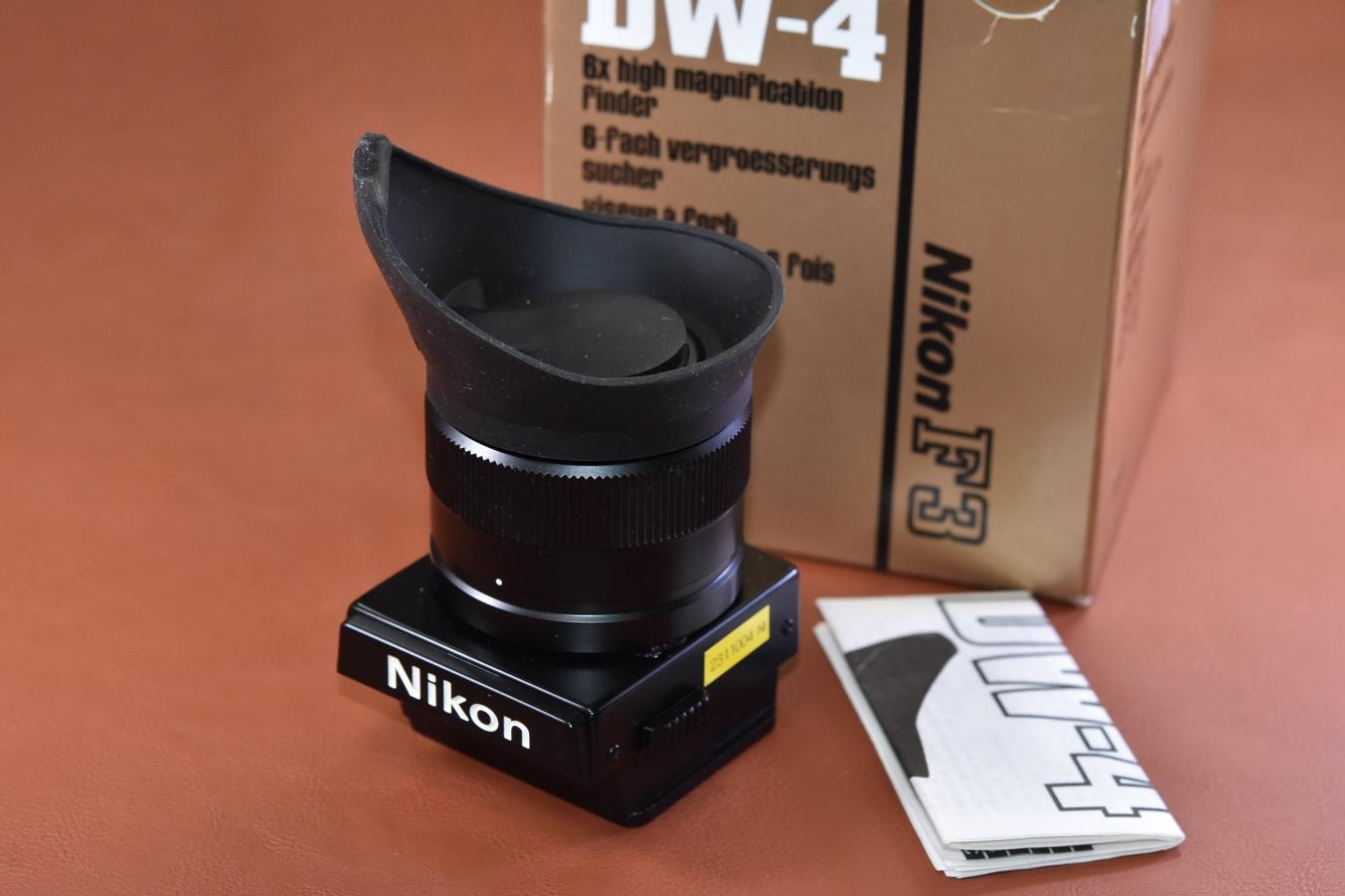 【コレクション向け】Nikon DW-4 6×high magnification finder 元箱付 【Nikon F3用】
