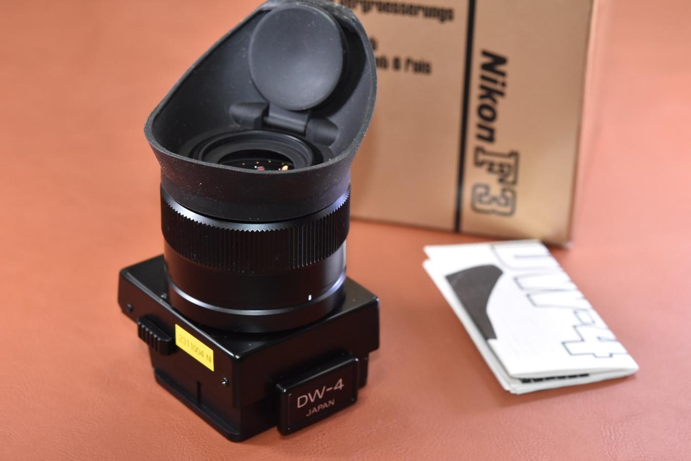 【コレクション向け】Nikon DW-4 6×high magnification finder 元箱付 【Nikon F3用】