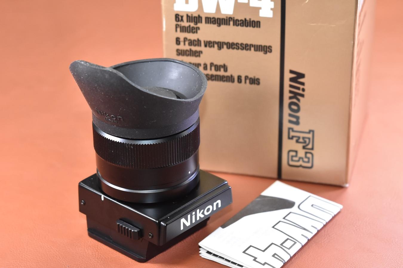 【コレクション向け】Nikon DW-4 6×high magnification finder 元箱付 【Nikon F3用】