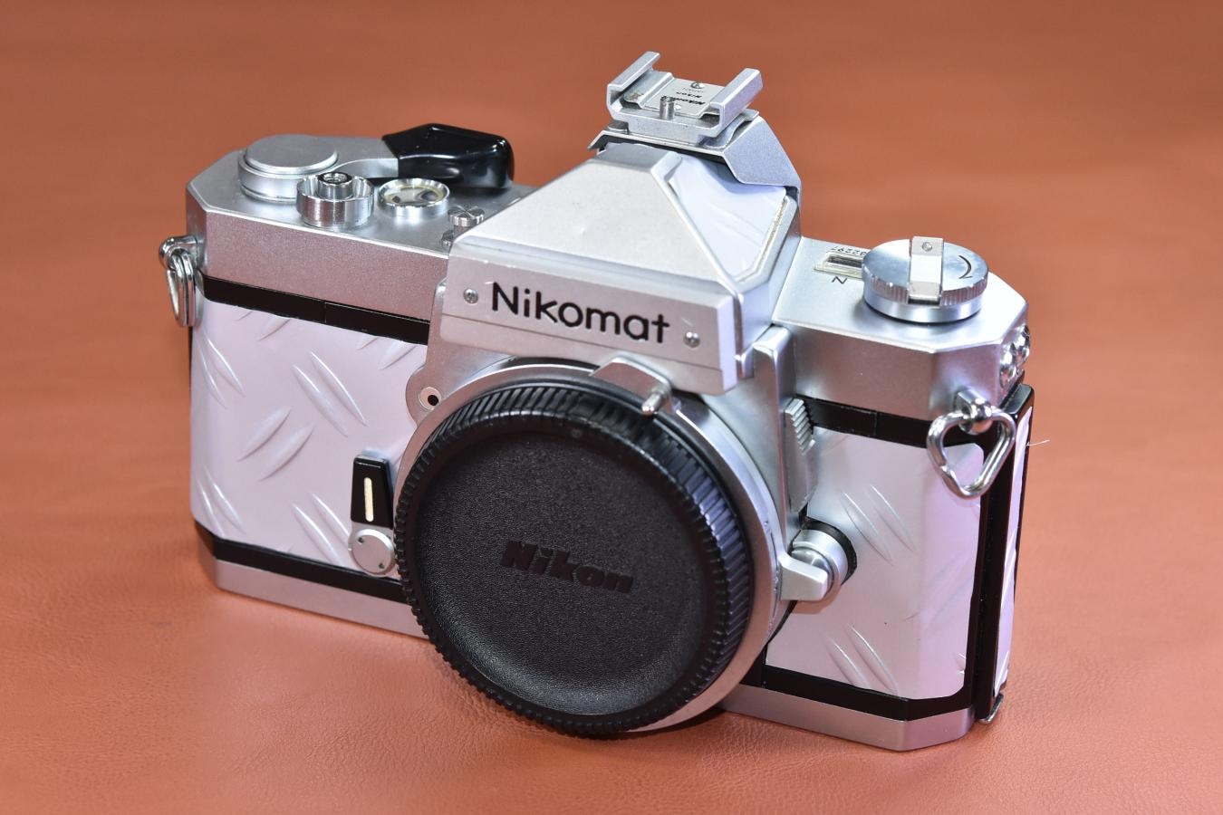 【リメイクカメラ】Nikomat FTN Silver 純正アクセサリーシュー付【モルト交換済】