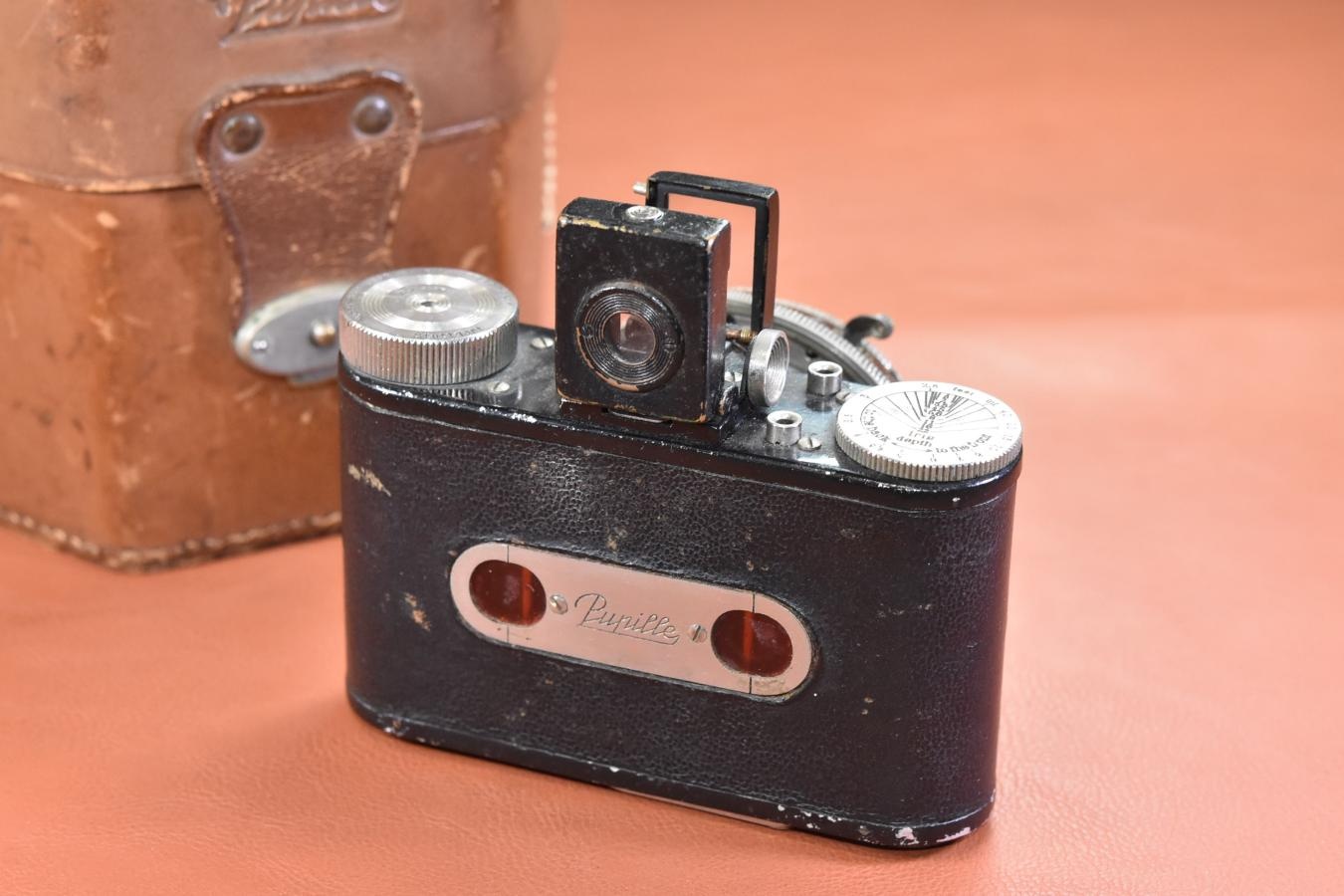 【希 少】Nagel Pupille 純正ケース付【Schneider-Kreuznach Xenon 4.5cm F2 レンズ搭載】