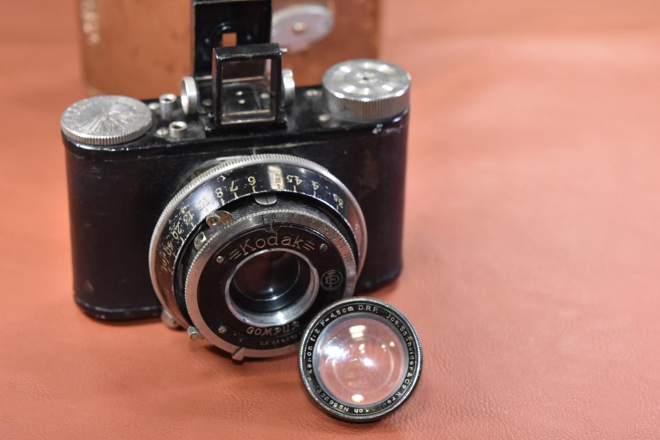 【希 少】Nagel Pupille 純正ケース付【Schneider-Kreuznach Xenon 4.5cm F2 レンズ搭載】