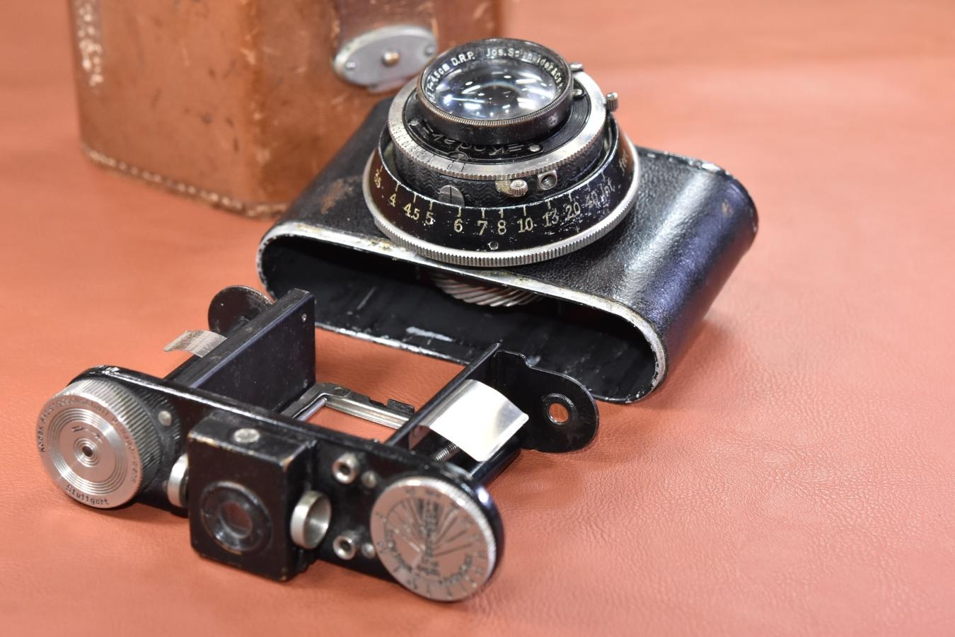 【希 少】Nagel Pupille 純正ケース付【Schneider-Kreuznach Xenon 4.5cm F2 レンズ搭載】