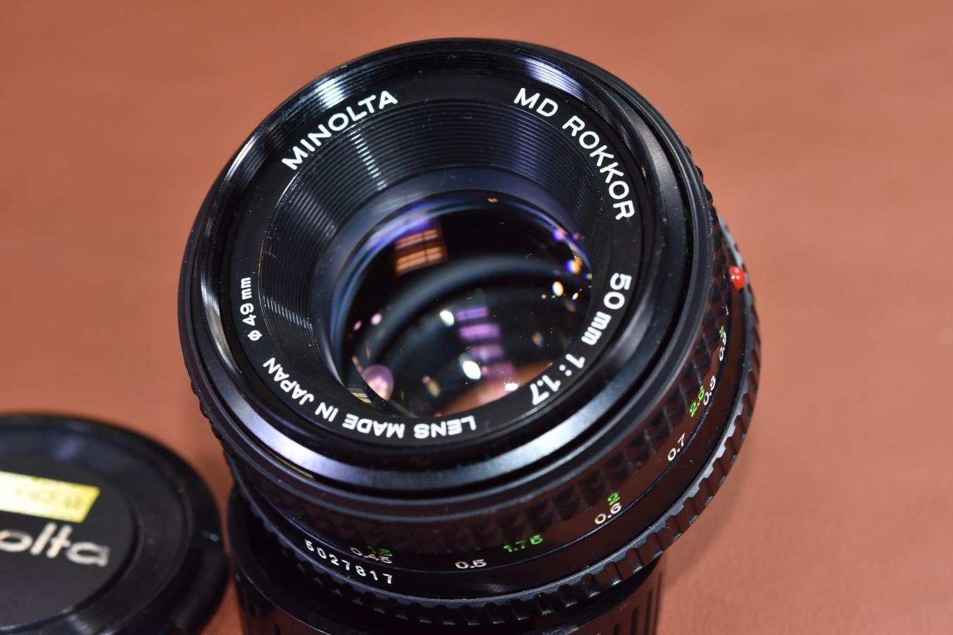 MINOLTA MD ROKKOR 50mm F1.7 【カメラ女子に絶大な人気のオールドレンズ】