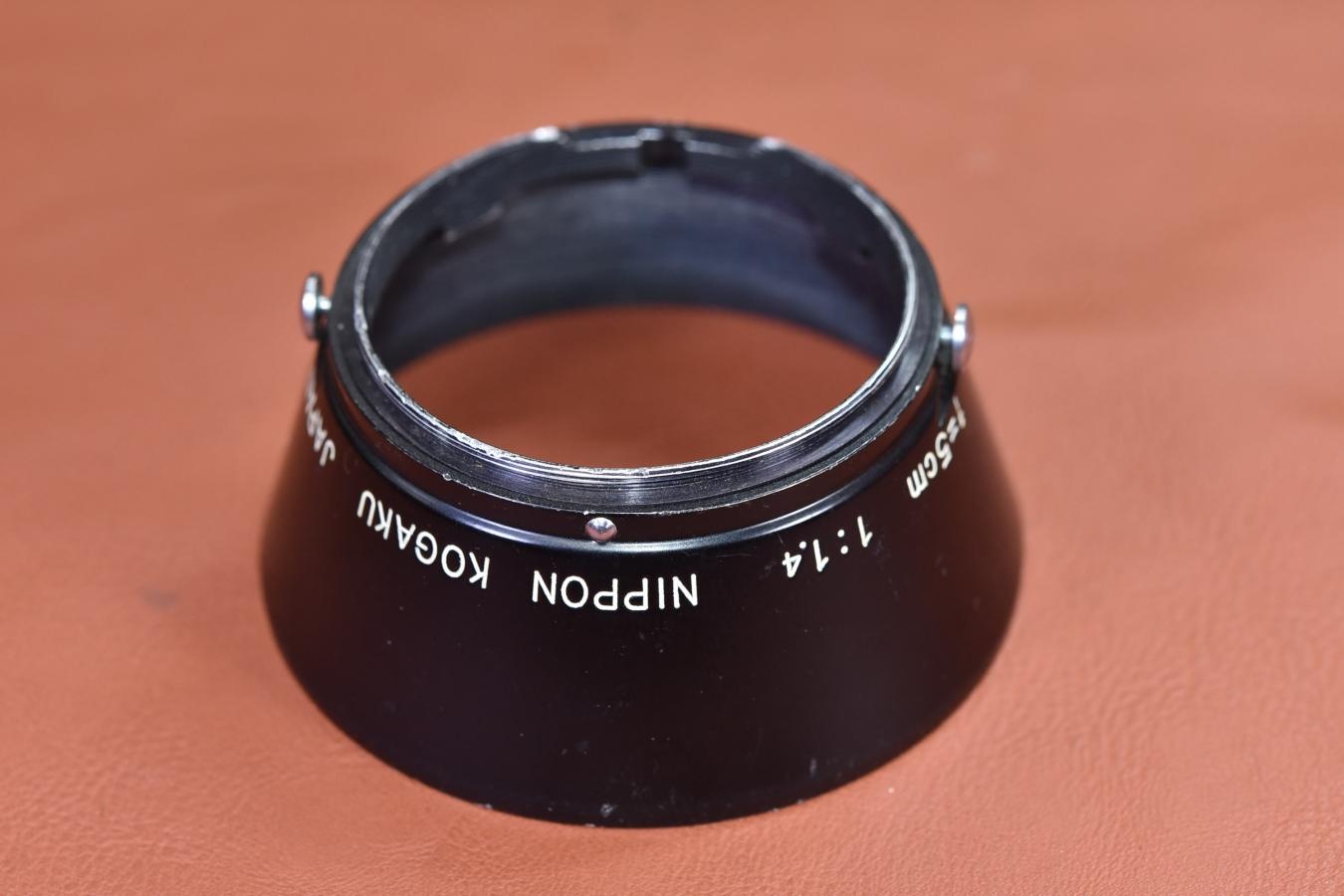 NIPPON KOGAKU 5cm F1.4 METAL HOOD 【Nikon Sマウント 50/1.4用】