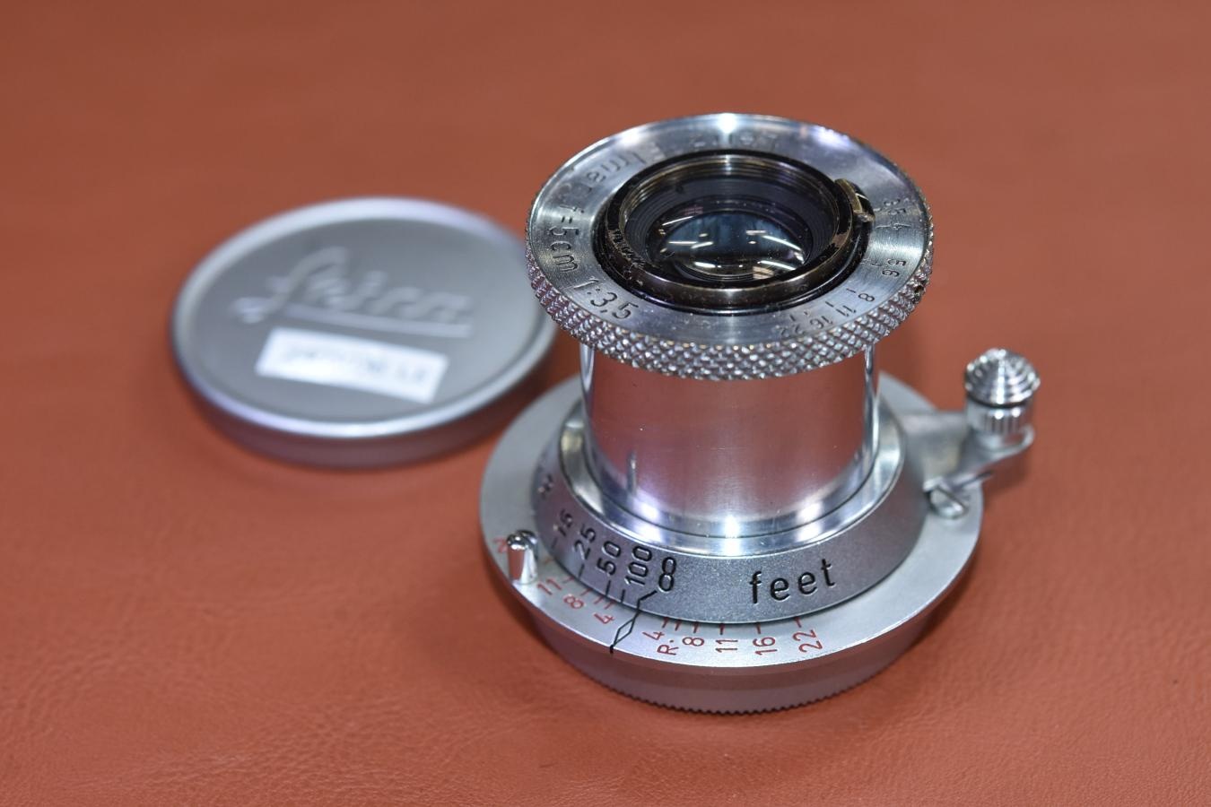 【希 少】 LEICA Red Elmar 5cm F3.5 沈胴 ダイヤマーク入り 101万台1952年製 【LEICA Lマウントレンズ】