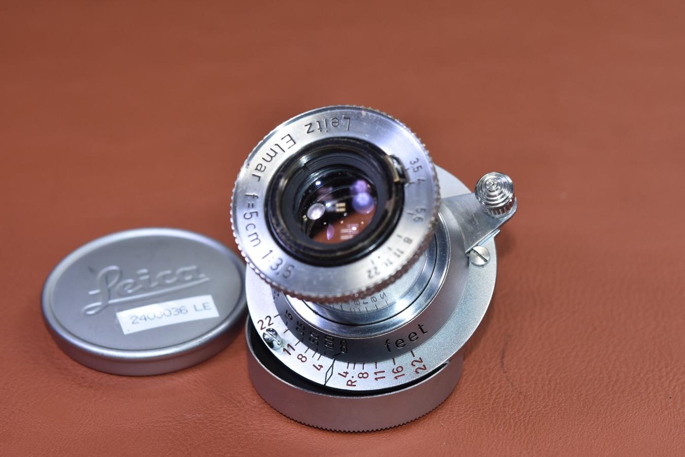 【希 少】 LEICA Red Elmar 5cm F3.5 沈胴 ダイヤマーク入り 101万台1952年製 【LEICA Lマウントレンズ】