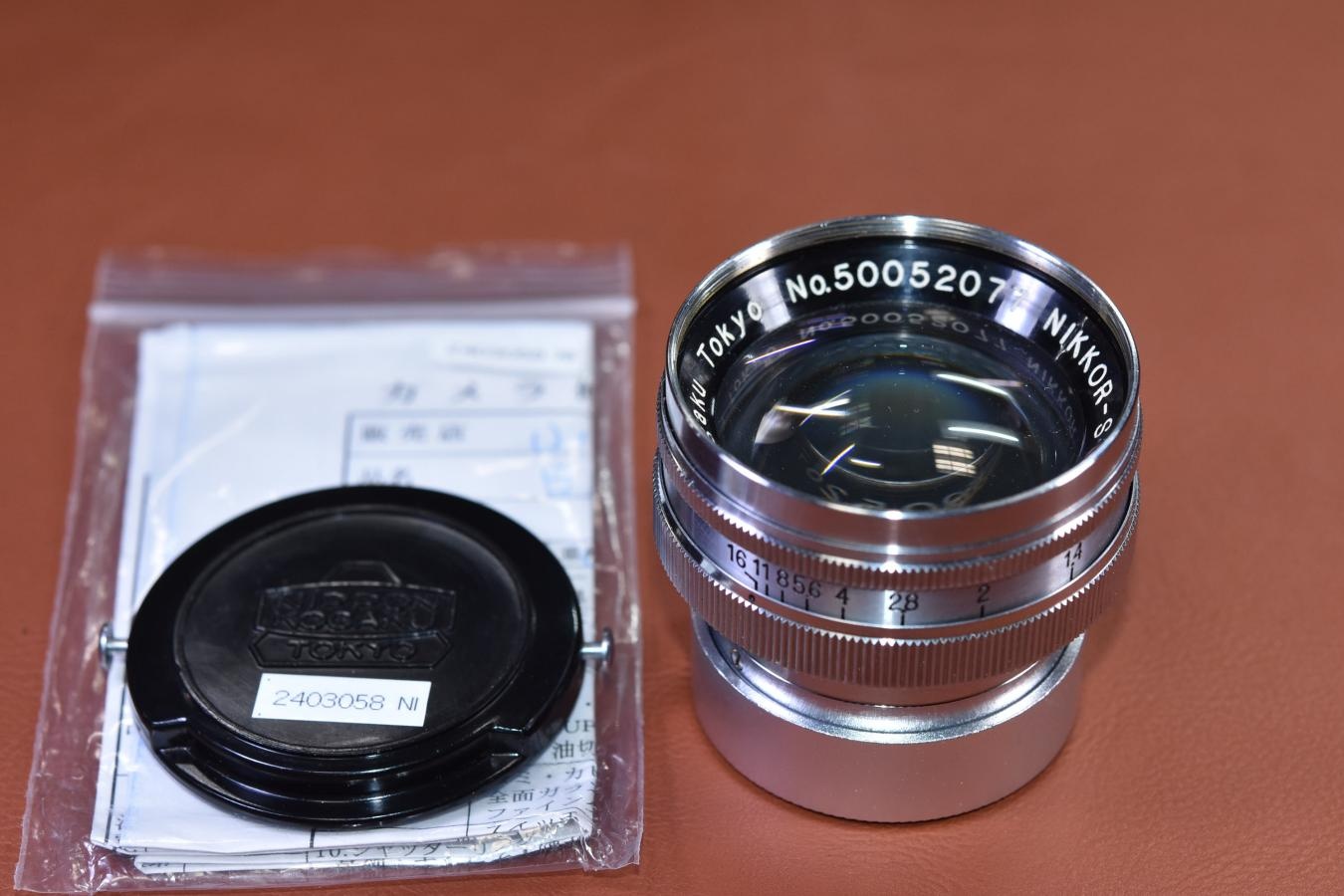 【希 少】NIPPON KOGAKU NIKKOR-S・C 5cm F1.4 捨て番5005 整備済【Nikon Sマウントレンズ】