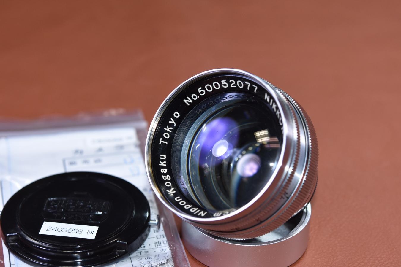 【希 少】NIPPON KOGAKU NIKKOR-S・C 5cm F1.4 捨て番5005 整備済【Nikon Sマウントレンズ】