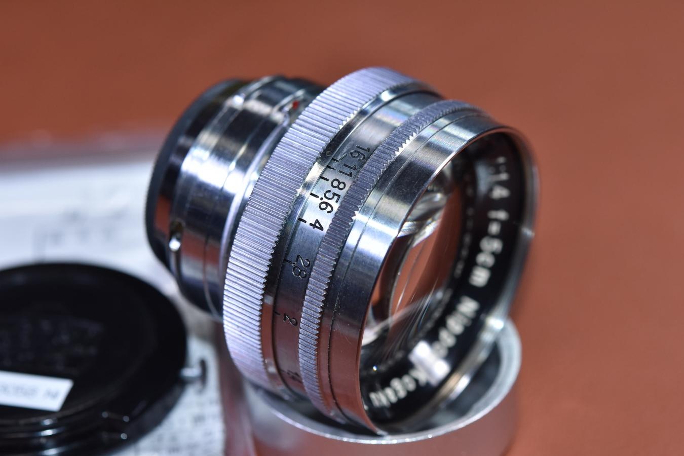 【希 少】NIPPON KOGAKU NIKKOR-S・C 5cm F1.4 捨て番5005 整備済【Nikon Sマウントレンズ】