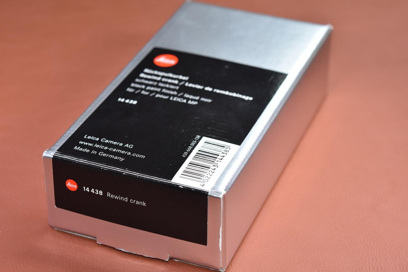 【希 少】LEICA Rewind crank Black Paint 14438 元箱付【LEICA MP用】