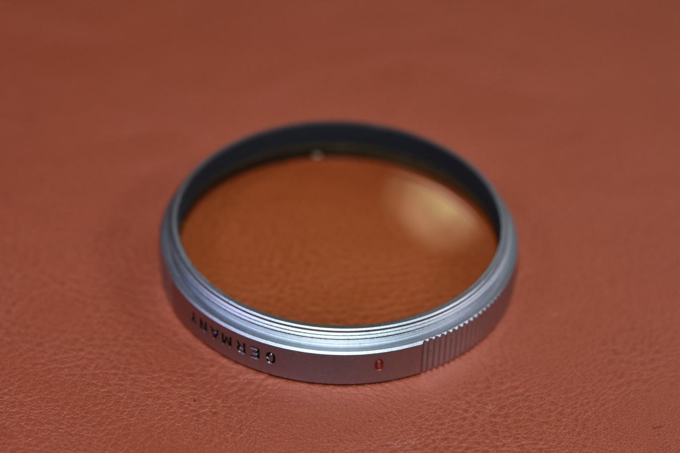 【希 少】LEICA XOOQG 41mm径 Yellow Filter 【ズマリット50/1.5、ズミルックス35/1.4初期型用】