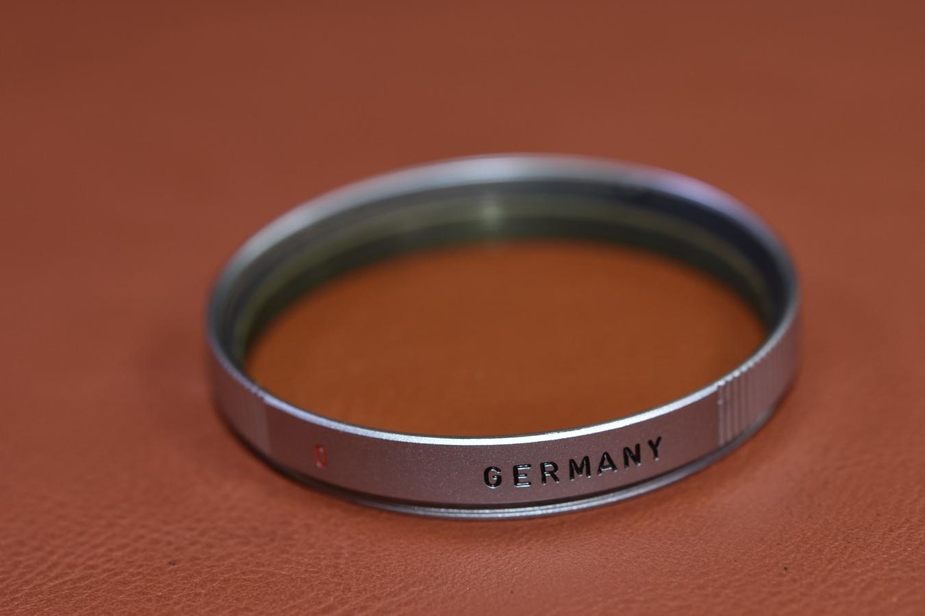 【希 少】LEICA XOOQG 41mm径 Yellow Filter 【ズマリット50/1.5、ズミルックス35/1.4初期型用】