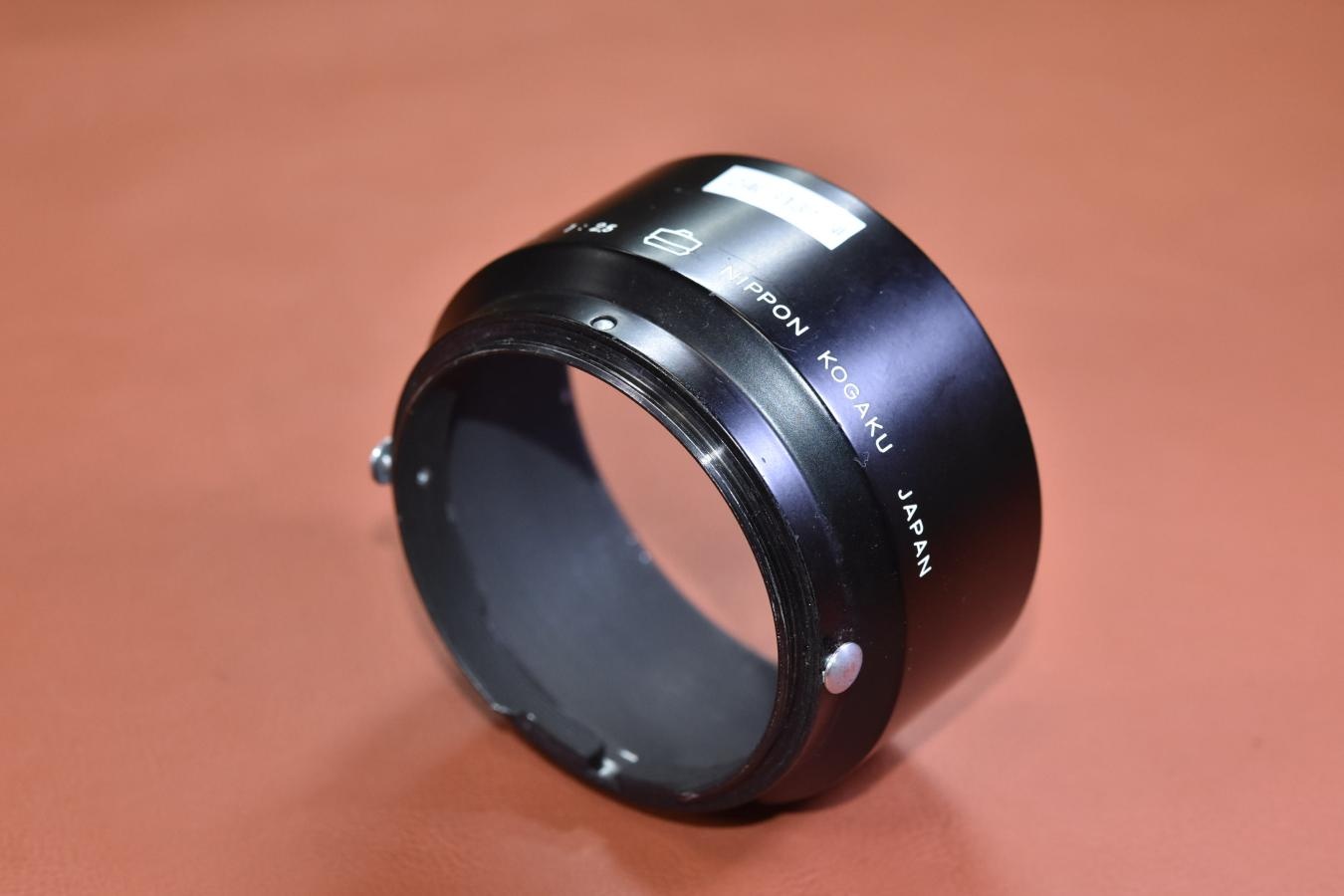 【希 少】NIPPON KOGAKU 10.5cm F2.5 METAL HOOD 日本光学マーク入り(富士山)【キレイな物をお探しの方必見!!自信ありの逸品!!】