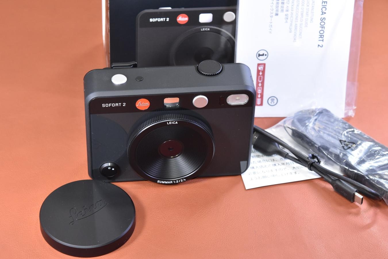 【未 使 用 品】 LEICA SOFORT 2 Black【開封しているが新品購入後1度も使用していない】