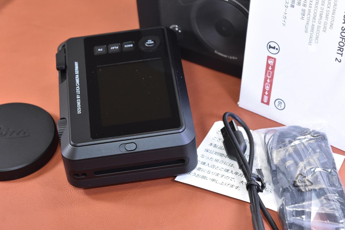【未 使 用 品】 LEICA SOFORT 2 Black【開封しているが新品購入後1度も使用していない】