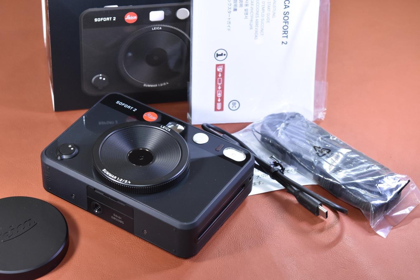 【未 使 用 品】 LEICA SOFORT 2 Black【開封しているが新品購入後1度も使用していない】
