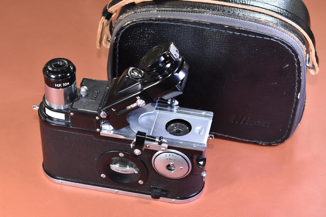 【希 少】Nikon 携帯顕微鏡 H型 ベトナム戦争で米兵が使用したことで有名【前オーナーが元カメラのきむらカリスマ修理職人 田口由明氏所有】