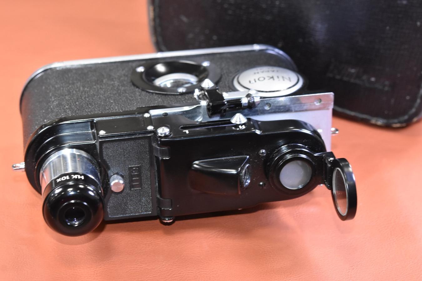 【希 少】Nikon 携帯顕微鏡 H型 ベトナム戦争で米兵が使用したことで有名【前オーナーが元カメラのきむらカリスマ修理職人 田口由明氏所有】