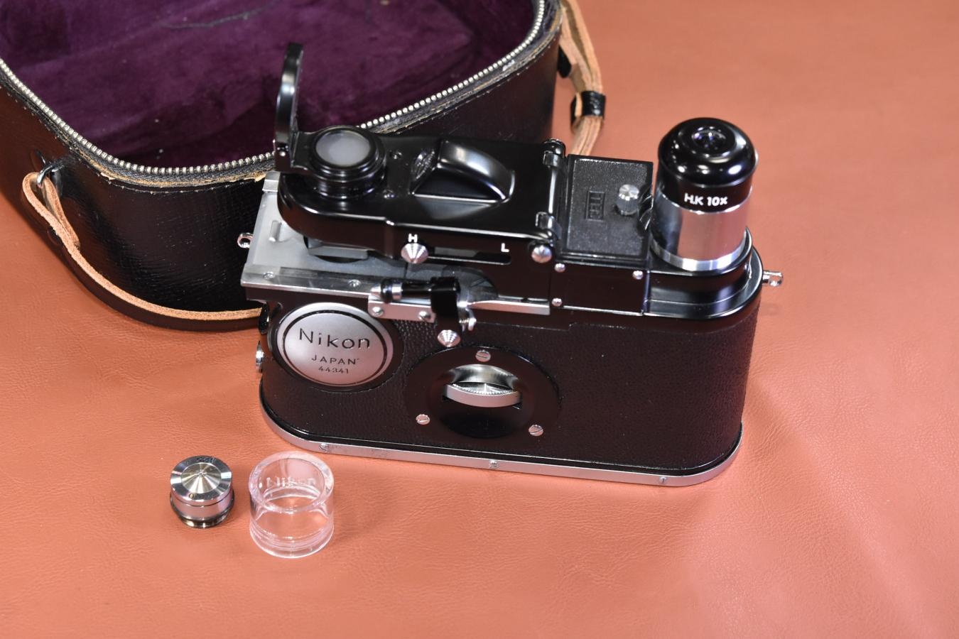 【希 少】Nikon 携帯顕微鏡 H型 ベトナム戦争で米兵が使用したことで有名【前オーナーが元カメラのきむらカリスマ修理職人 田口由明氏所有】