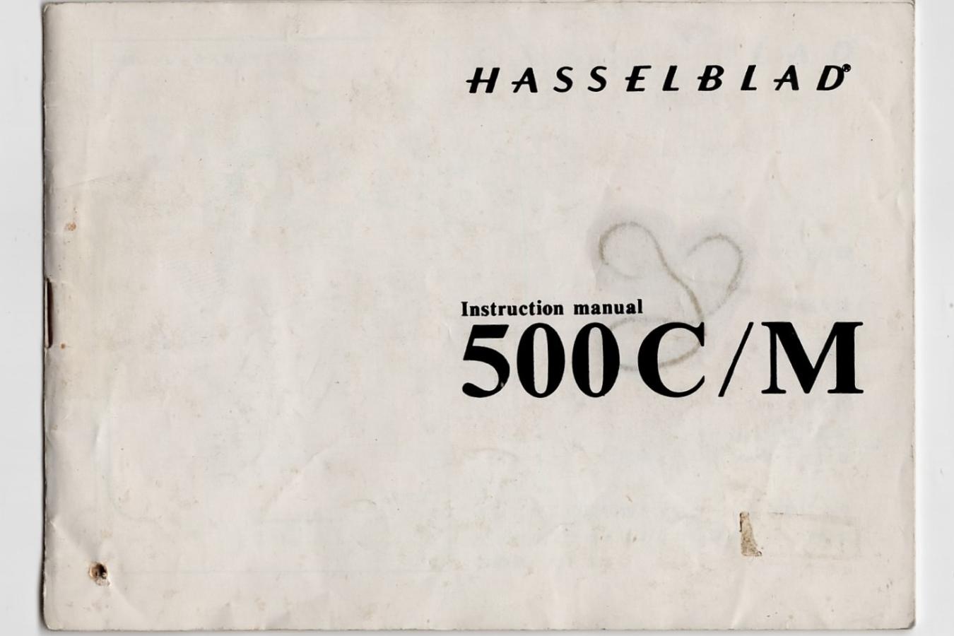 【絶版取説】HASSELBLAD 500C/M 取説