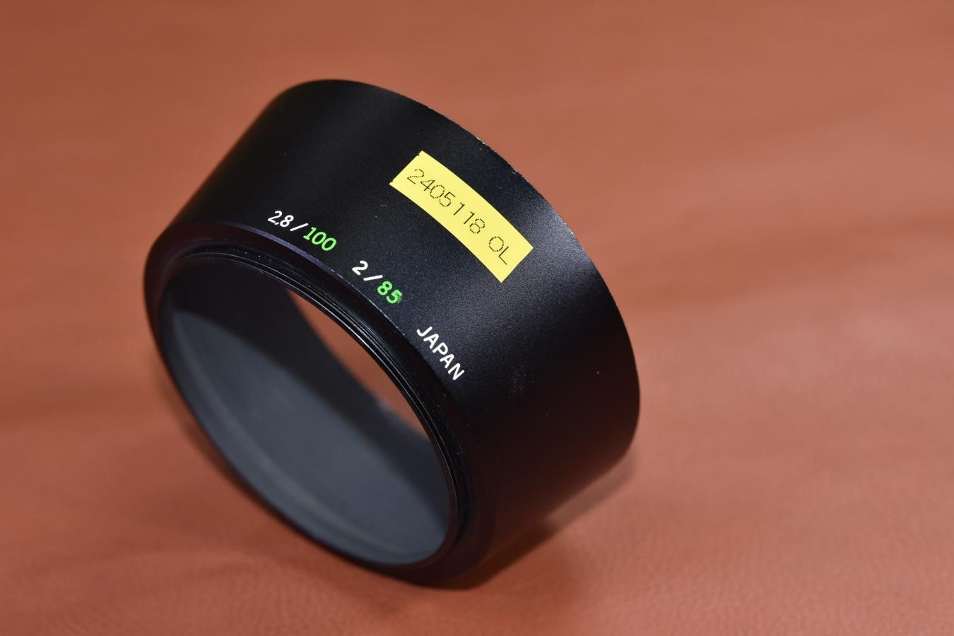 【希 少】OLYMPUS100/2.8、85/2 METAL HOOD【キレイな物をお探しの方必見!!自信ありの逸品!!】