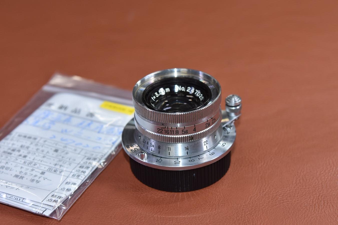 【希 少】Nippon Kogaku W-NIKKOR・C 3.5cm F2.5 整備済 【LEICA Lマウントレンズ】