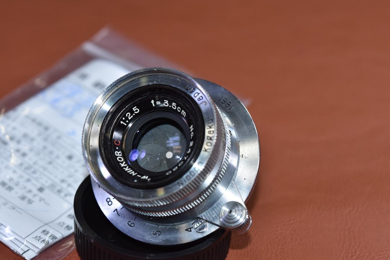 【希 少】Nippon Kogaku W-NIKKOR・C 3.5cm F2.5 整備済 【LEICA Lマウントレンズ】