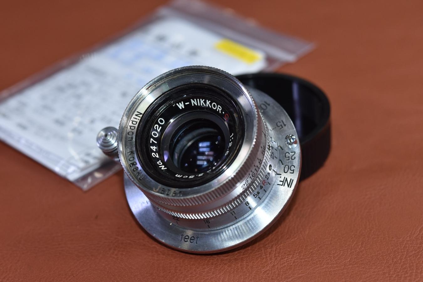 【希 少】Nippon Kogaku W-NIKKOR・C 3.5cm F2.5 整備済 【LEICA Lマウントレンズ】