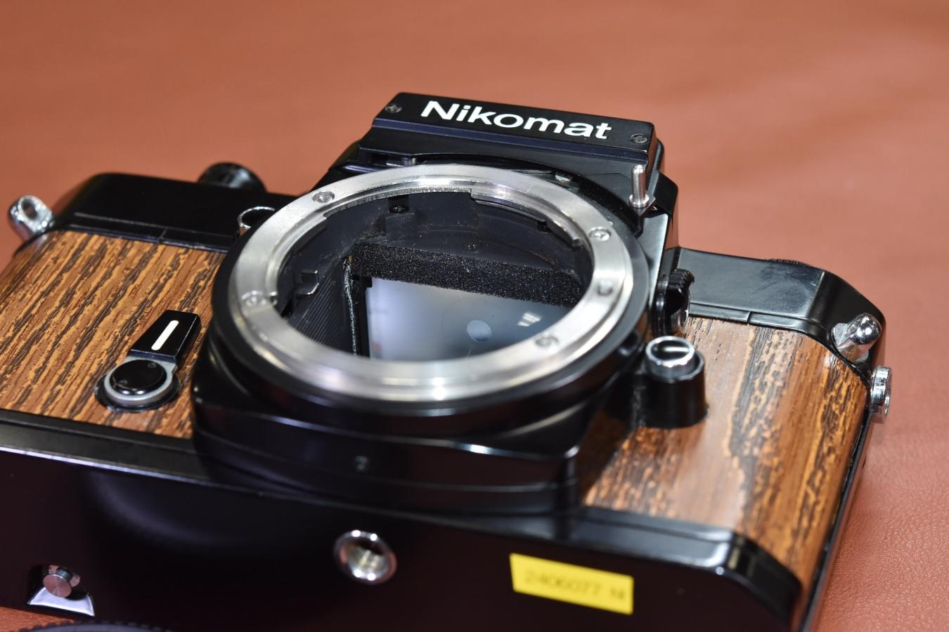 【リメイクカメラ】 Nikomat EL Black 【モルト交換済】