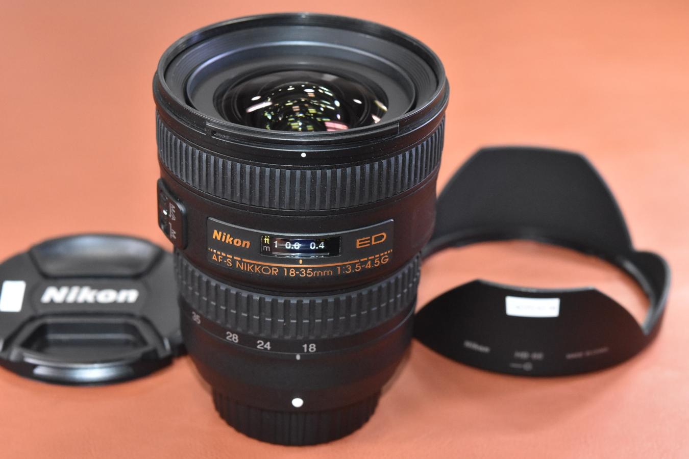 AF-S NIKKOR 18-35mm F3.5-4.5G ED 純正フードHB-66付 【キレイな物をお探しの方必見!!自信ありの逸品!!】