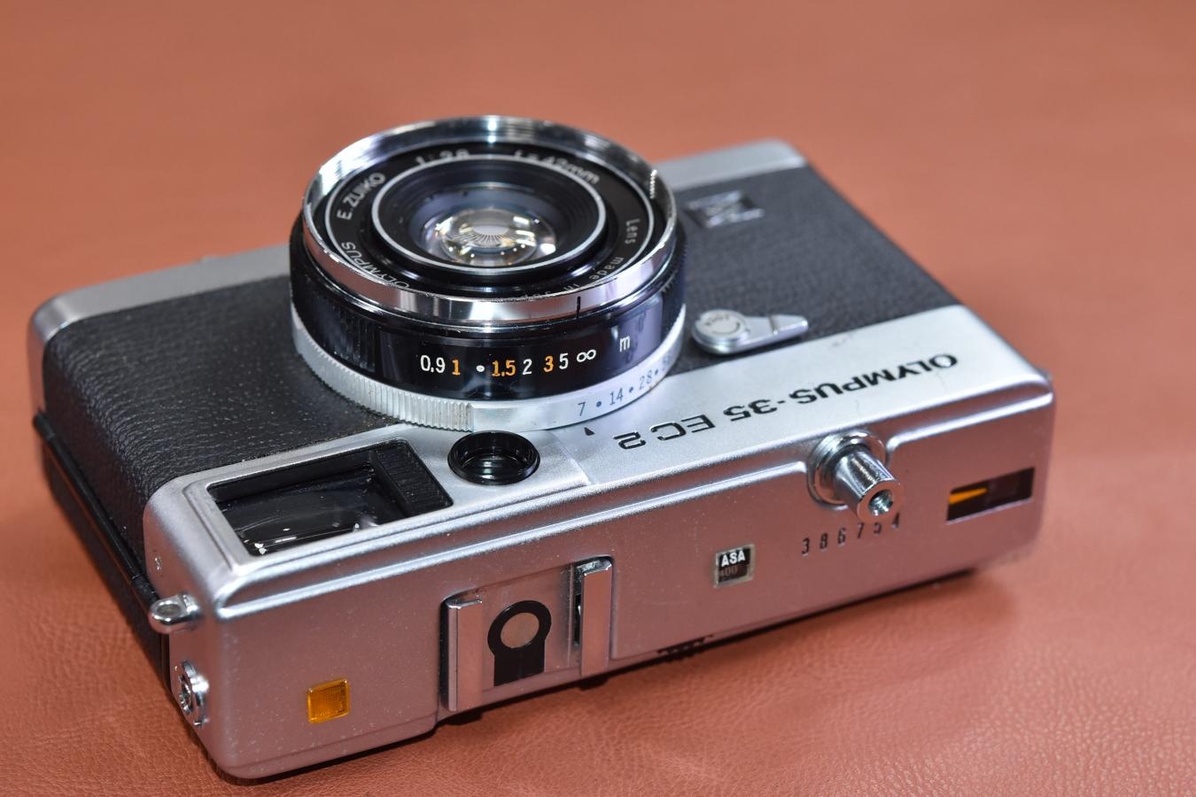 OLYMPUS-35 EC2 モルト交換済【OLYMPUS E.ZUIKO 42/2.8レンズ搭載】