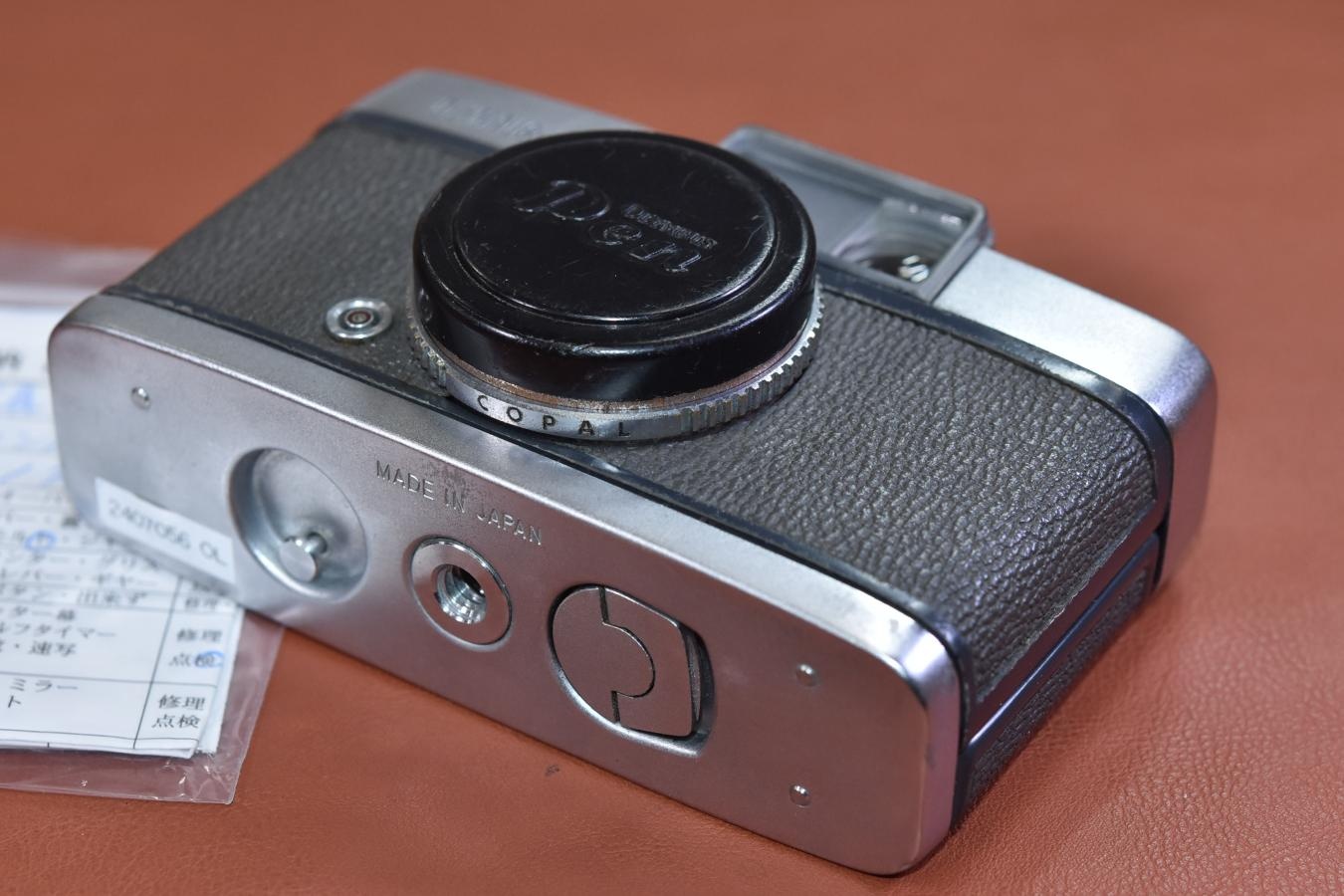 【希 少】OLYMPUS PEN 初期型 片耳 整備済【Olympus D.Zuiko 2.8cm F3.5 レンズ搭載】