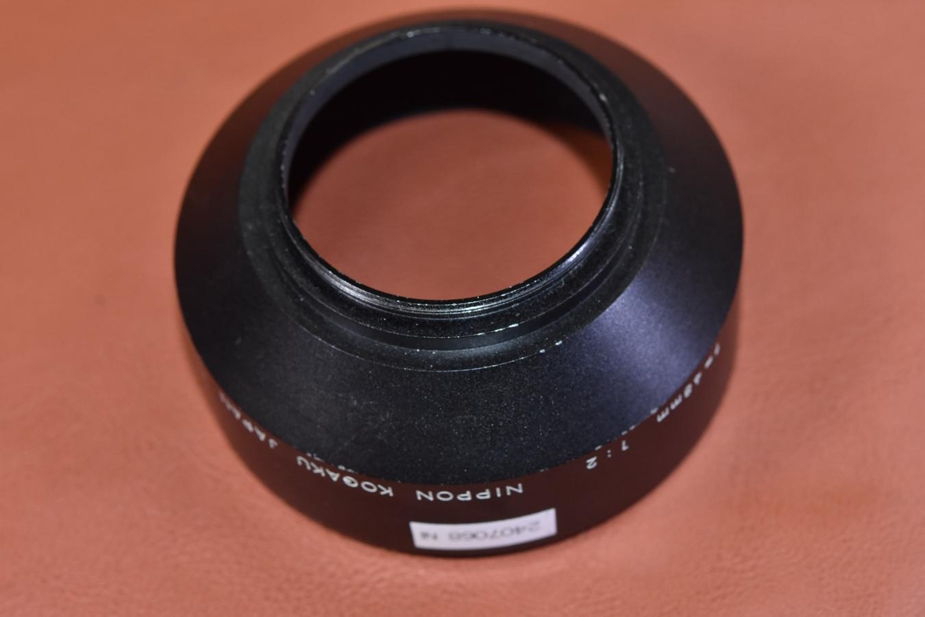 【希 少】NIPPON KOGAKU 48/2 METALHOOD 【Nikon AUTO 35用メタルフード】※キレイな物をお探しの方必見!!自信ありの逸品!!