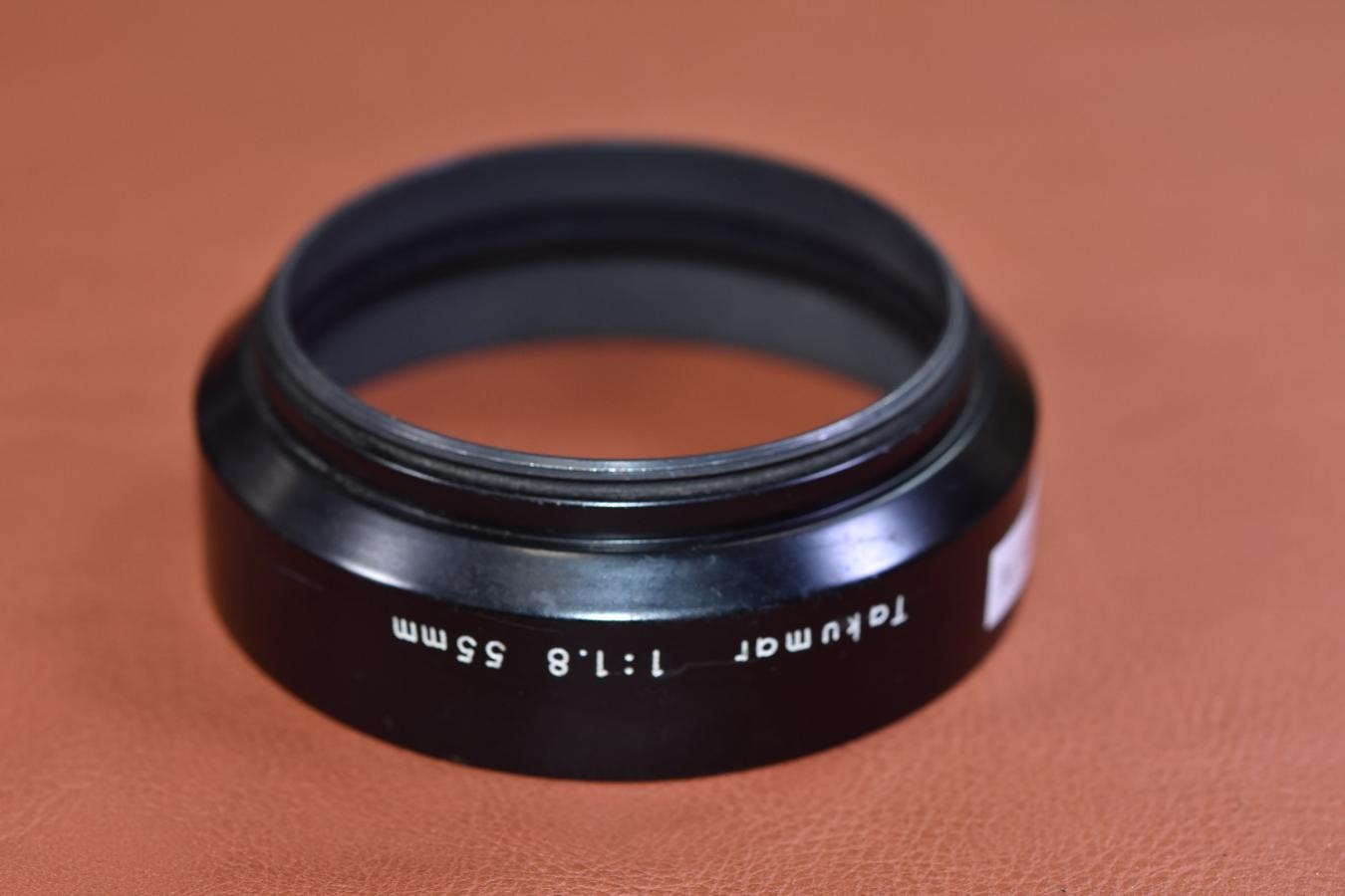 【希 少】ASAHI PENTAX Takumar 55/1.8 METALHOOD 【49mm径ねじ込み式フード】