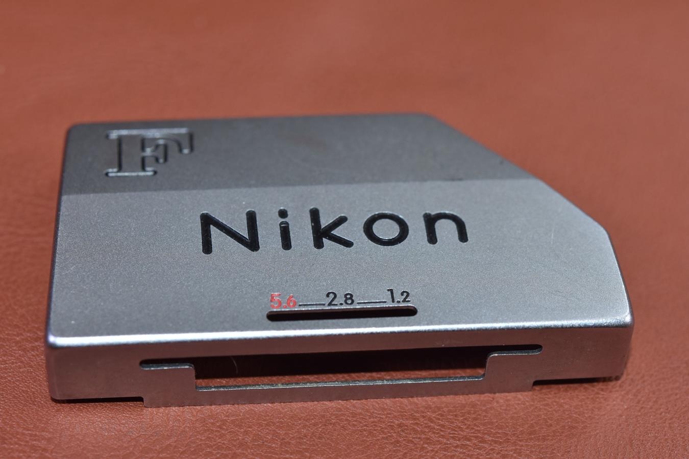 【希 少】Nikon 銘板 Nikon F Photomic用【元カメラのきむらカリスマ修理職人 田口由明氏所有放出!!】