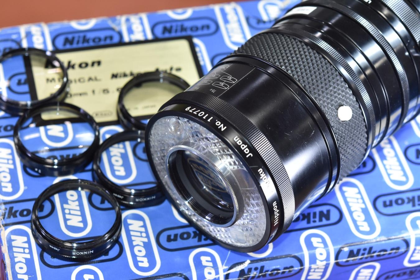 日本光学 Nippon Kogaku Medical-NIKKOR Auto 200mm F5.6 整備済 【アクセサリー類充実しいろいろ揃っています】