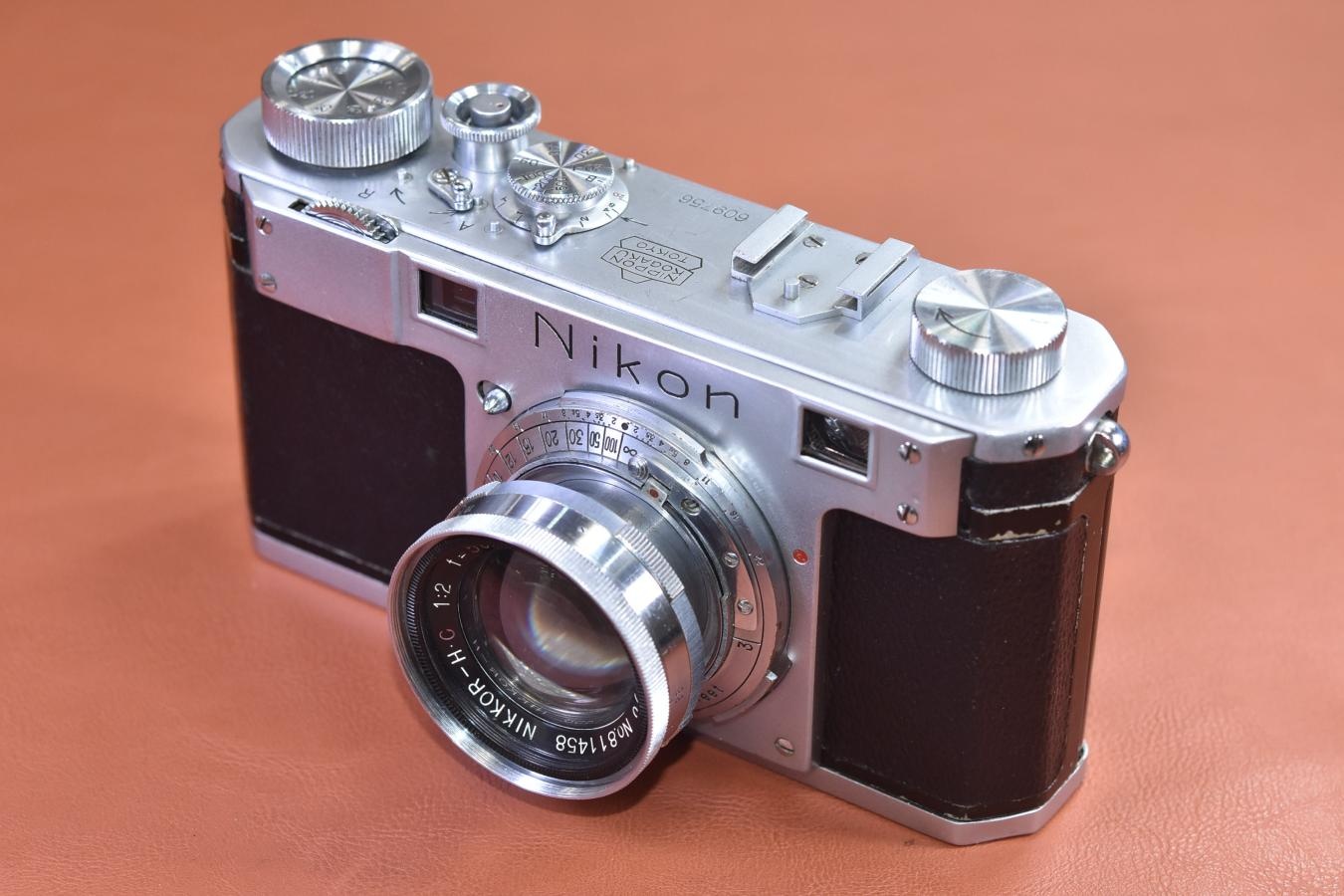 【コレクション向け】Nikon I型 NIKKOR-H・C 5cm F2 沈胴付(捨て番811) 【MADE IN OCCUPIED JAPAN ボディと裏蓋のシリアルナンバー一致】