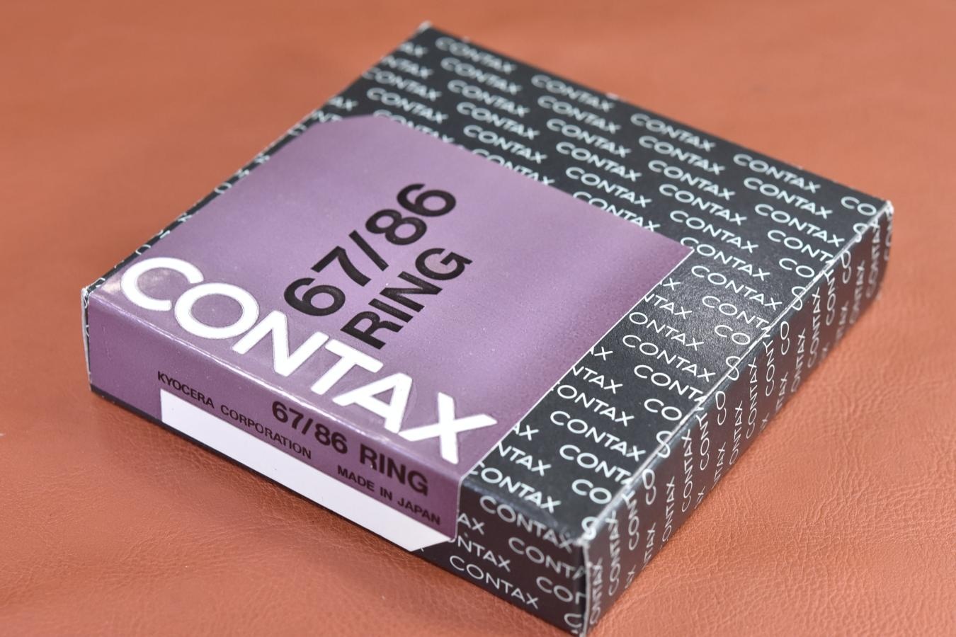 CONTAX 67/86 RING 元箱付【キレイな物をお探しの方必見!!自信ありの逸品!!】