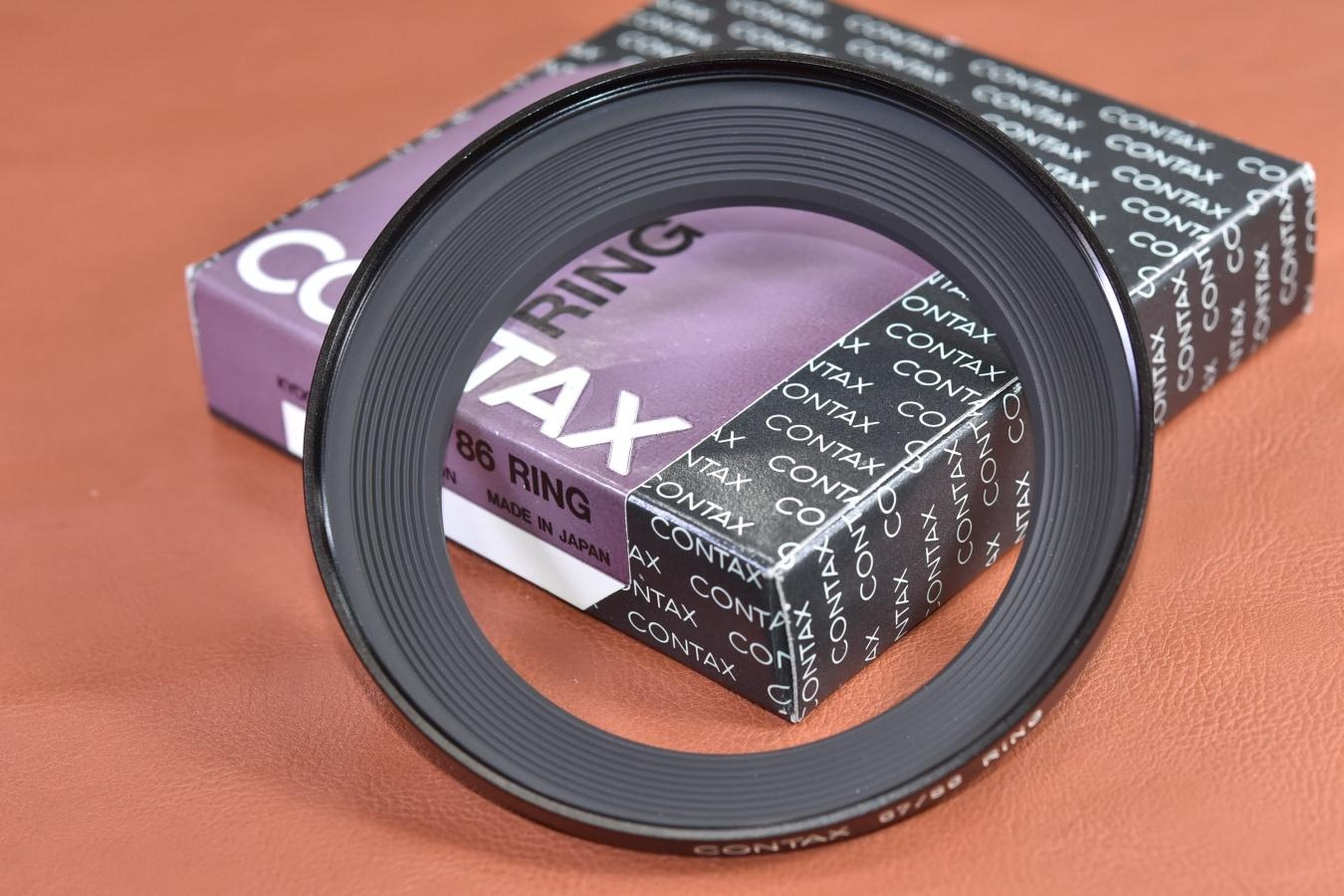 CONTAX 67/86 RING 元箱付【キレイな物をお探しの方必見!!自信ありの逸品!!】