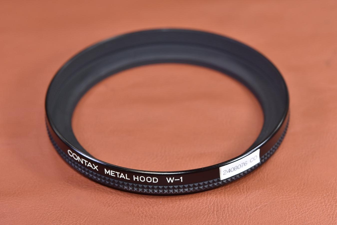 CONTAX METAL HOOD W-1【Distagon T*21/2.8、Vario-Sonnar T*28ー85/3.3ー4.0等用】※キレイな物をお探しの方必見!!自信ありの逸品!!
