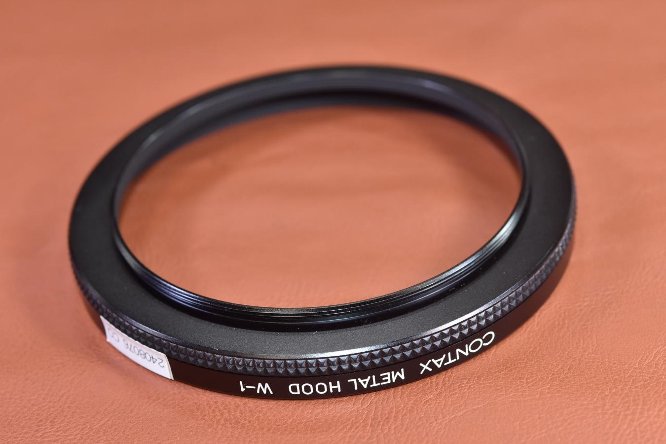 CONTAX METAL HOOD W-1【Distagon T*21/2.8、Vario-Sonnar T*28ー85/3.3ー4.0等用】※キレイな物をお探しの方必見!!自信ありの逸品!!