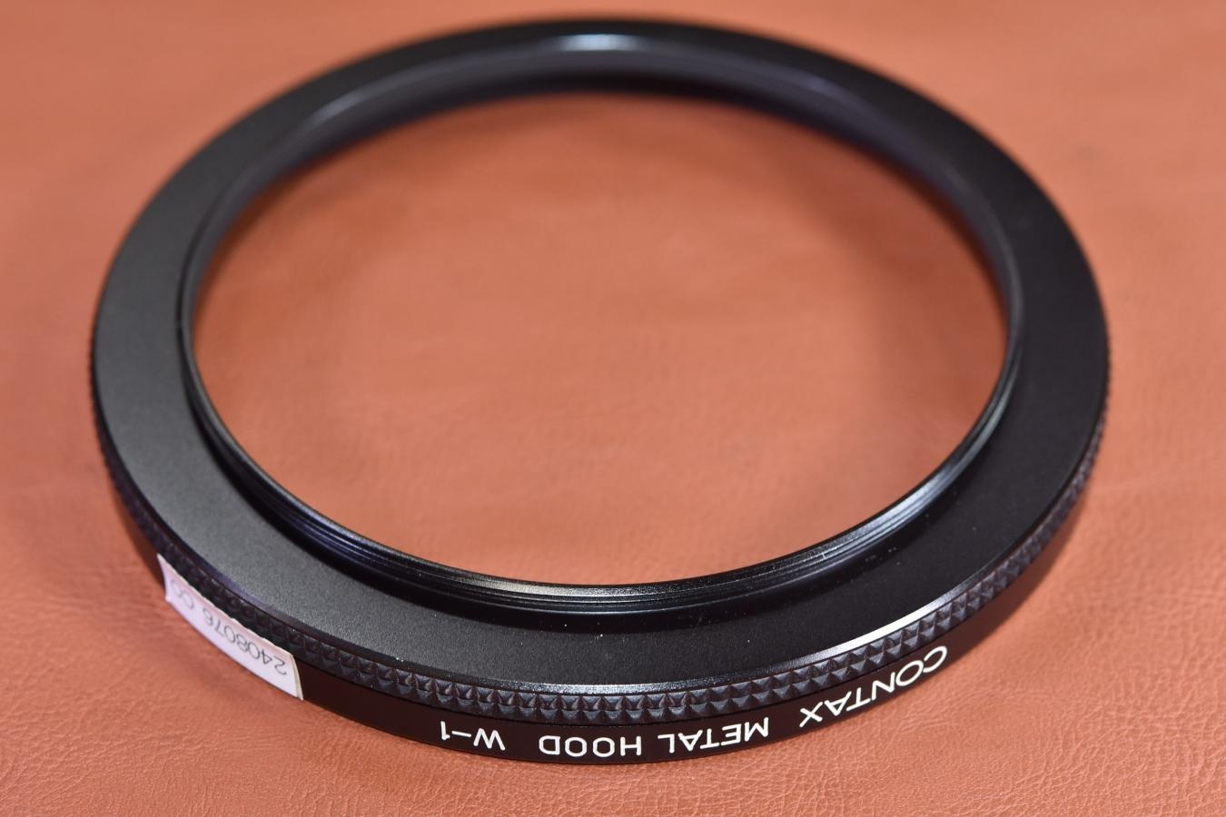 CONTAX METAL HOOD W-1【Distagon T*21/2.8、Vario-Sonnar T*28ー85/3.3ー4.0等用】※キレイな物をお探しの方必見!!自信ありの逸品!!